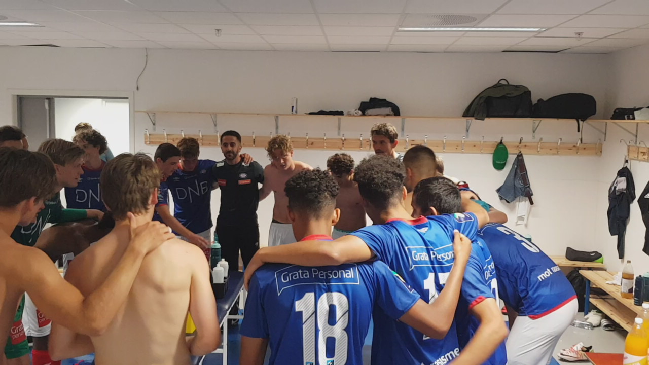 Rekruttlaget feirer seieren over Norild